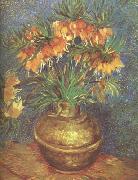 Vincent Van Gogh Fritillaries in a Copper Vase (nn04) Norge oil painting reproduction